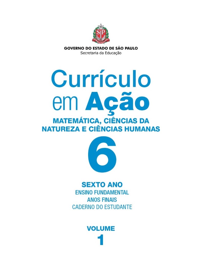 6º Ano Vol. 1 CAPA